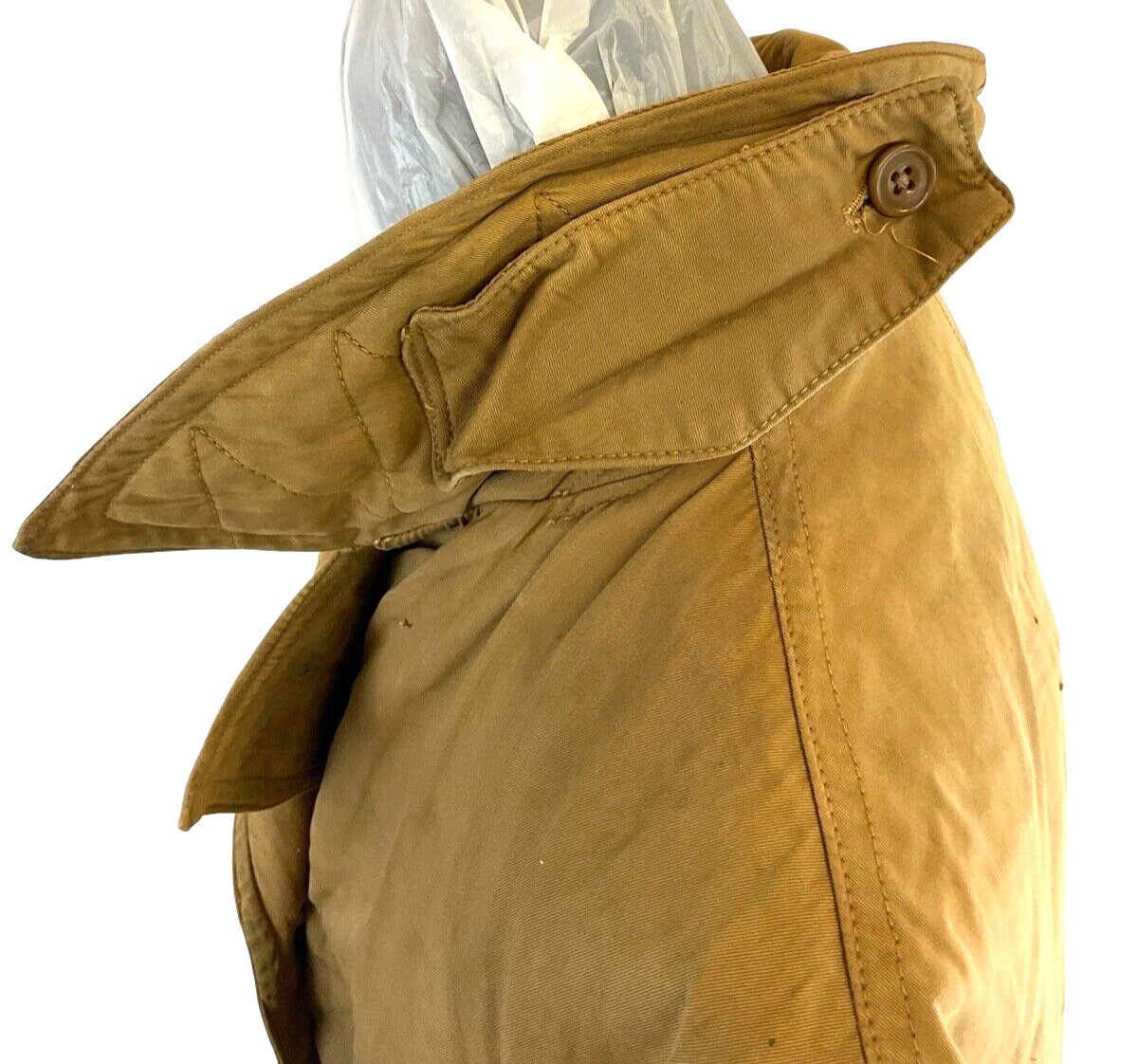 WW2 US Made Jeep Coat Canadian Issue With Name & Service No. Size Large WW2 US Made Jeep Coat Canadian Issue With Name & Service No. Size Large