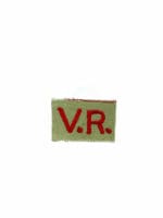 WW2  British RAF VR Volunteer Reserve Tropical Shoulder Title Khaki