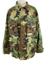 US Army Major Woodland BDU Named Armoured Cavalry Master Parachutist Shirt LR