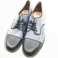 WW2 Canadian RCAF Canvas + Leather Shoes Size 11.5