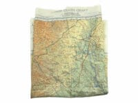 WW2 US USAAF Army Air Force Silk Escape Map Buir Nor Tsitsihar China