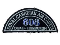 Royal Canadian Air Cadets 608 Squadron Duke Edinburgh Shoulder Title Patch