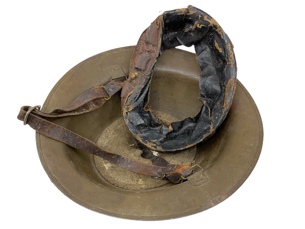 WW1 US AEF 5th Division Marked British Made Combat Helmet w/ Liner & Chinstrap WW1 US AEF 5th Division Marked British Made Combat Helmet w/ Liner & Chinstrap