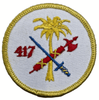 Canadian Forces RCAF 417 Squadron Crest Patch Vintage