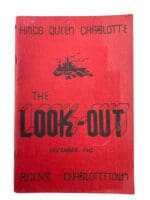 WW2 Canadian RCN HMCS Queen Charlotte Look Out 1942 RCNVR SC Reference Book