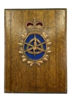 Canadian Forces LORE Wood Plaque 9 1/2 X 7