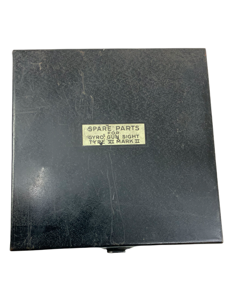 WW2 Canadian RCAF Spare Parts Tin For Gyro Gun Sight Mk II Type VI WW2 Canadian RCAF Spare Parts Tin For Gyro Gun Sight Mk II Type VI