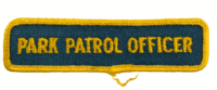 Canadian Park Patrol Officer Yellow Edge Police Patch