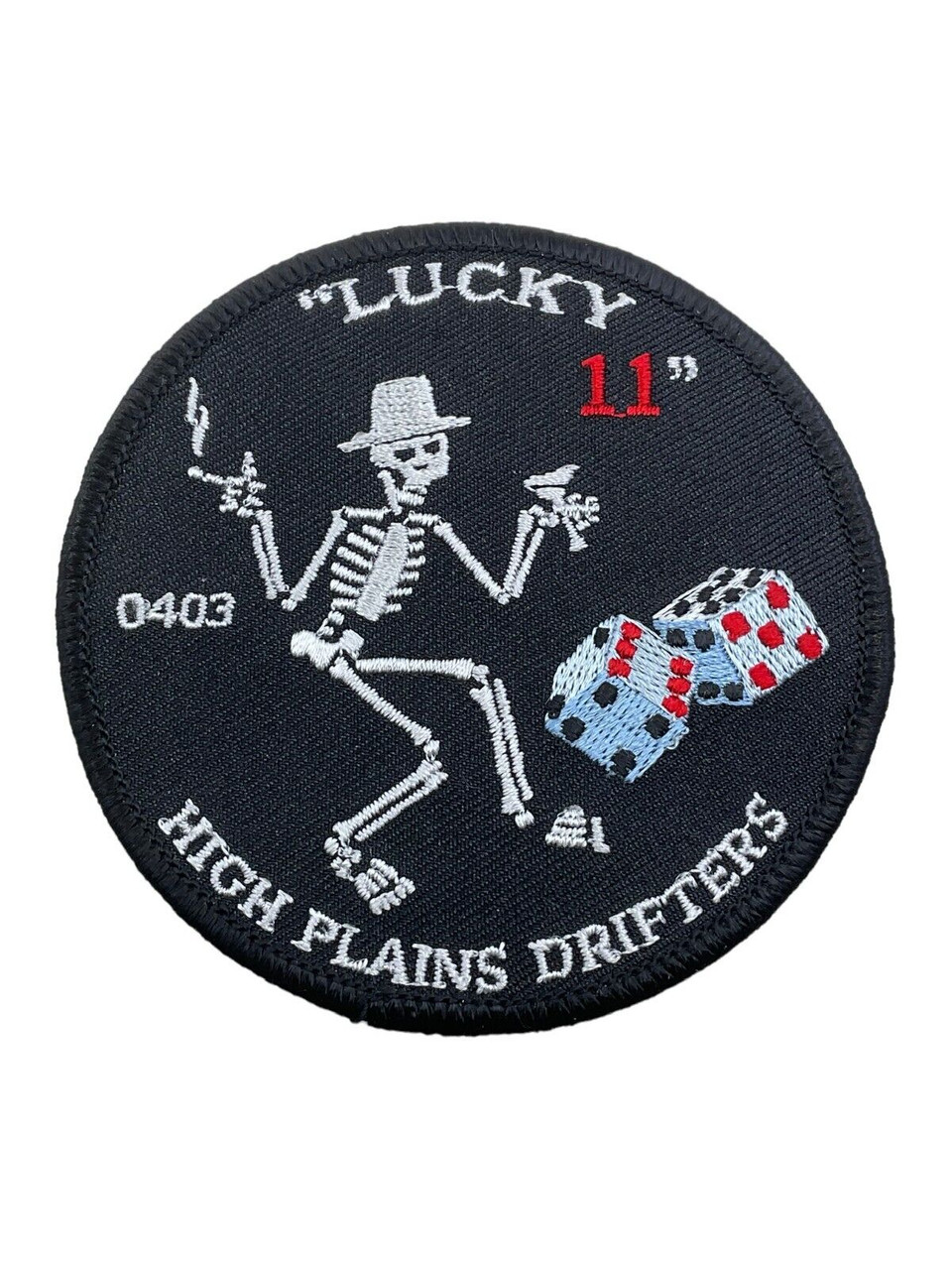 Canadian Forces RCAF 0403 Lucky High Plains Drifter Course Crest Patch Canadian Forces RCAF 0403 Lucky High Plains Drifter Course Crest Patch