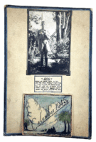 WW2 British Middle East Aden Soldier Portrait Photograph & 1945 Calendar