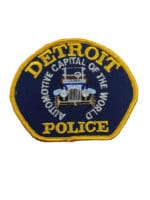 US Detroit Michigan Automotive Capital of the World Police Patch