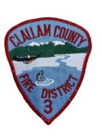 US Clallam Country Washington Fire Department Patch