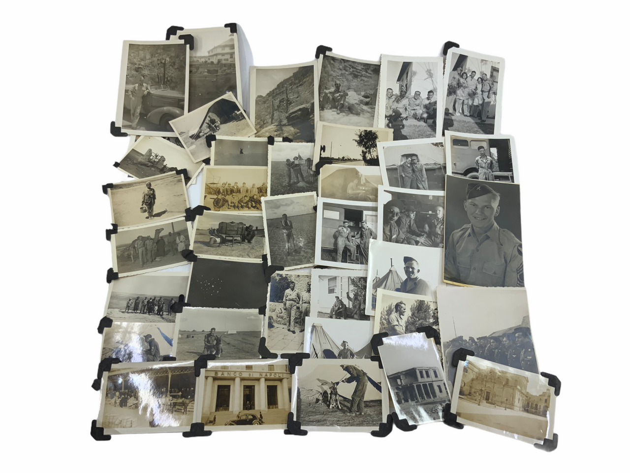 WW2 US USAAF Group Of 37 Photographs Base Life Italy WW2 US USAAF Group Of 37 Photographs Base Life Italy