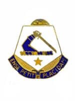 US Army DUI Massachusetts National Guard Insignia Collar