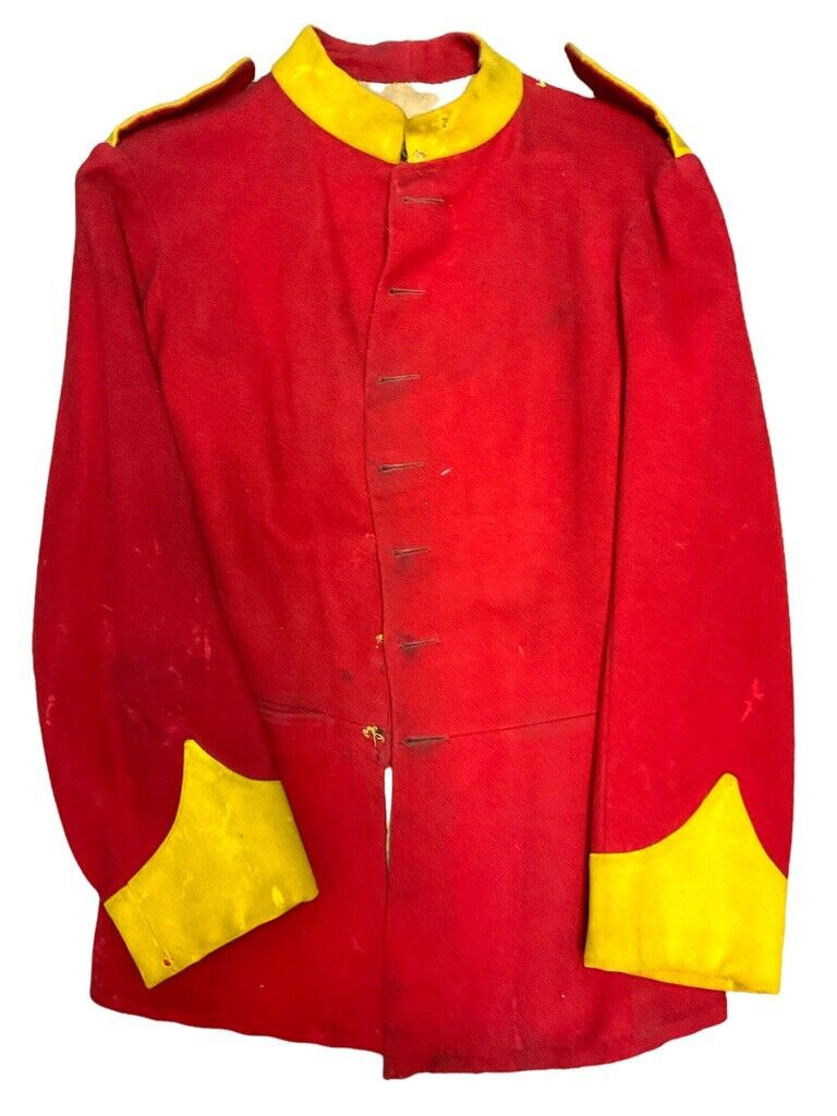 Canadian Militia GGFG Foot Guards Serge Frock Jacket Uniform No Buttons Canadian Militia GGFG Foot Guards Serge Frock Jacket Uniform No Buttons