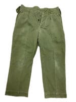 Canadian Army Bush Trousers Pants OD Green Size 30 Waist 27 Inseam