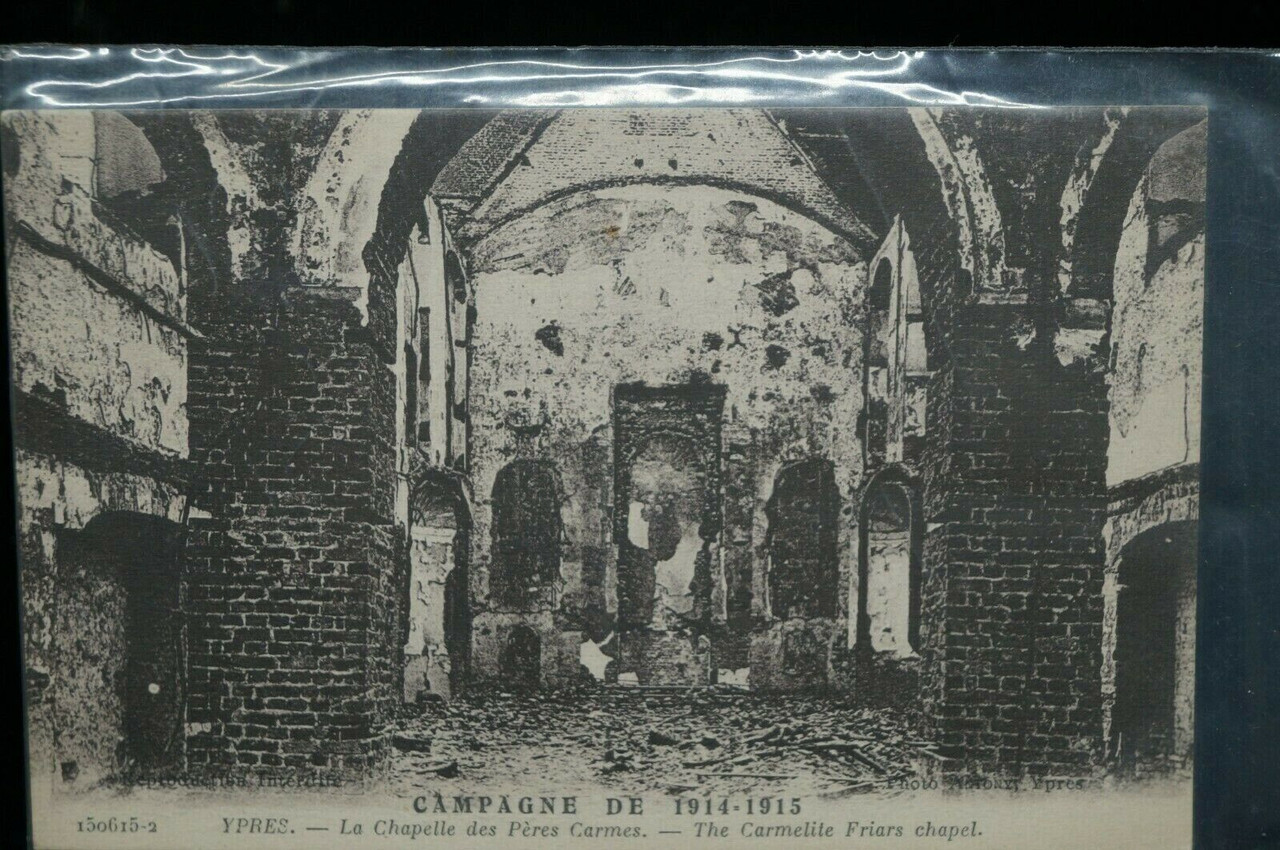 WW1 British Souvenir paper Postcard, Campagne De 1914-1915 Ypres . WW1 British Souvenir paper Postcard, Campagne De 1914-1915 Ypres .