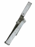 Victorian British White Buff Leather Belt Broad Arrow & Regimentally Marked Victorian British White Buff Leather Belt Broad Arrow & Regimentally Marked