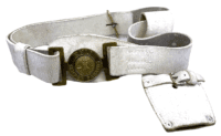 Canadian RHLI Hamilton Light Infantry Buff Leather Belt Buckle & Frog Canadian RHLI Hamilton Light Infantry Buff Leather Belt Buckle & Frog