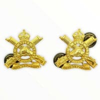 Canadian Prince of Wales Rangers Machine Gun Officers Collars Insignia Pair 1