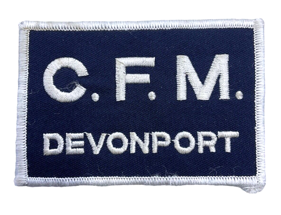 British Armed Forces Royal Navy RN HMNB Devonport CFM Patch British Armed Forces Royal Navy RN HMNB Devonport CFM Patch