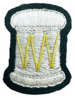 British Canadian Green Backed Drummer Sleeve Trade Insignia Patch