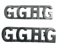 Canadian Governor Generals Horse Guard Shoulder Title Pair