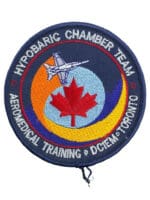 Canadian RCAF Hypobaric Chamber Team Aeromedical Colour Crest Patch Vintage