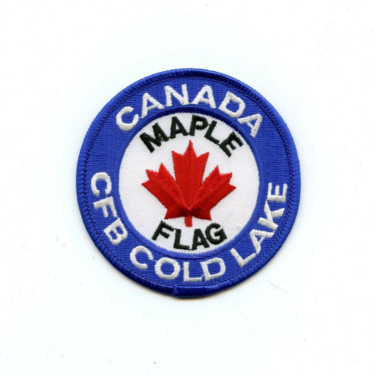 RCAF CAF Canadian Maple Flag CFB Cold Lake Colour Crest Patch RCAF CAF Canadian Maple Flag CFB Cold Lake Colour Crest Patch
