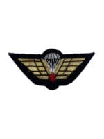 Canadian Forces Mylar Airborne Para Red Leaf Jump Wing Miniature