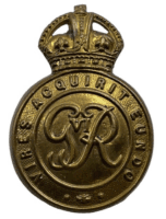 WW2 British Royal Military College Cap Badge