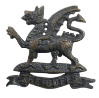 WW2 British Officers The Buffs Cap Badge
