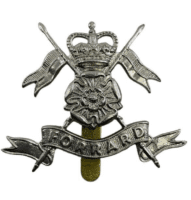 British Queens Own Yorkshire Yeomanry Regiment Cap Badge