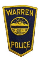 US Warren Ohio Police Patch US Warren Ohio Police Patch