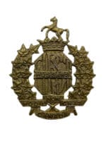 WW2 Canadian 1st First Hussars Cap Badge