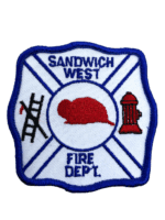 Canadian Sandwich West Ontario Blue Edge Fire Department Patch