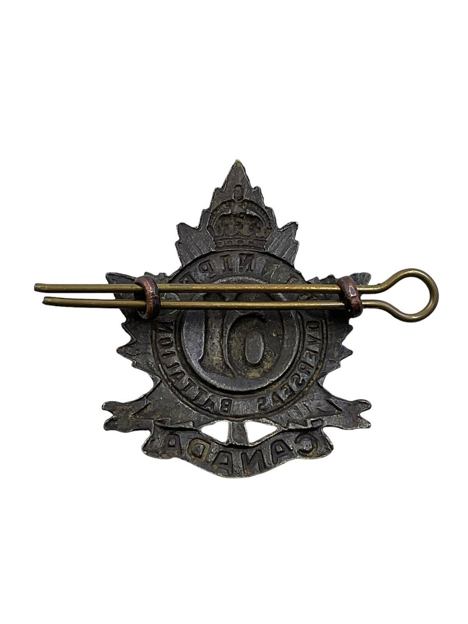 WW1 Canadian CEF 61st Battalion Winnipeg Cap Badge WW1 Canadian CEF 61st Battalion Winnipeg Cap Badge