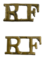 WW1 British BEF Royal Fusiliers Shoulder Insignia Pair WW1 British BEF Royal Fusiliers Shoulder Insignia Pair