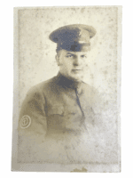 WW2 US Soldier Religion Studio Portrait Photograph 6 x 4 Inches