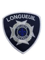 Canadian Longueuil Quebec Fire Service Department White Border Patch 2
