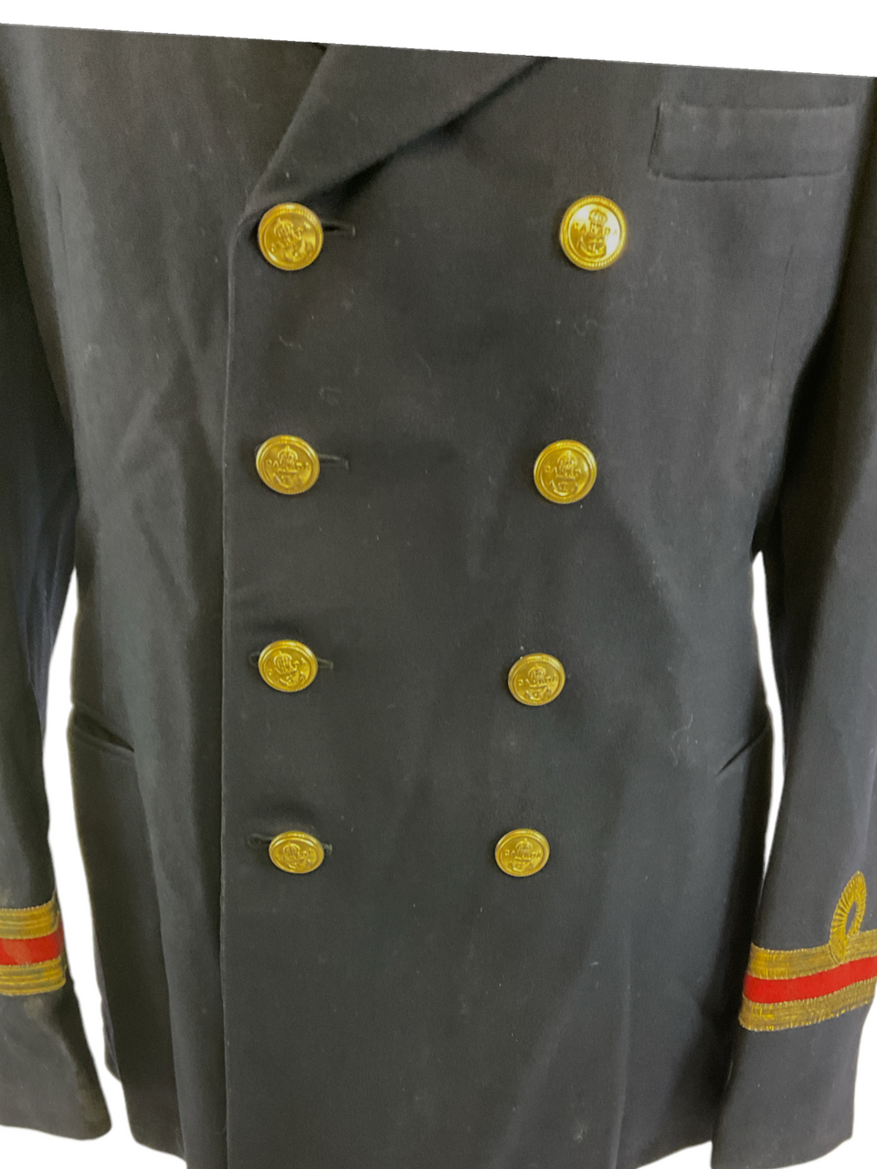 WW2 Canadian RCN Navy Medical Officers Double Breasted Jacket Medium Long WW2 Canadian RCN Navy Medical Officers Double Breasted Jacket Medium Long