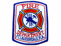 US Fort Lauderdale Florida Fire Department Sleeve Patch US Fort Lauderdale Florida Fire Department Sleeve Patch