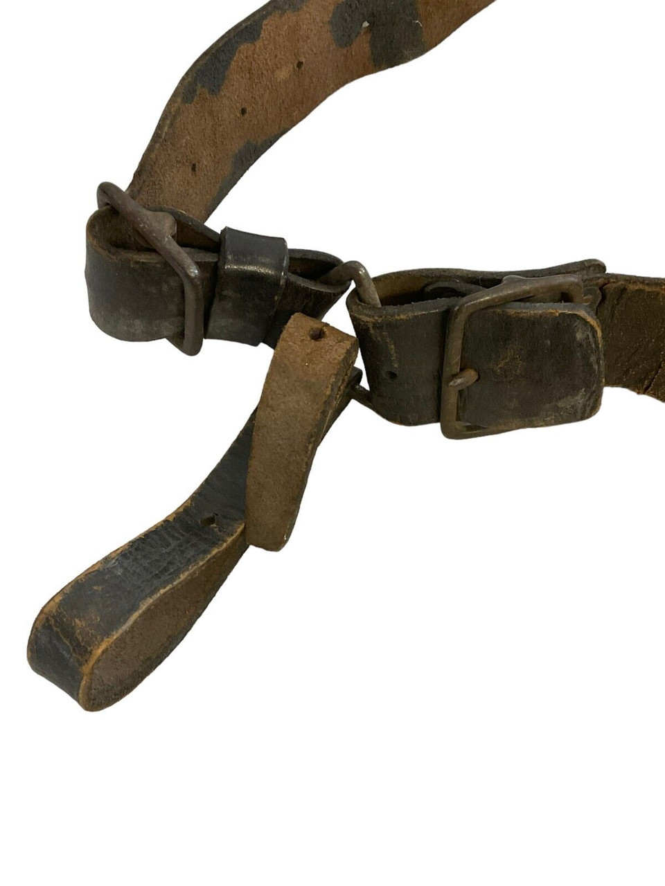 British Cavalry 1922 Dated 5 Pouch Leather Bandoleer British Cavalry 1922 Dated 5 Pouch Leather Bandoleer