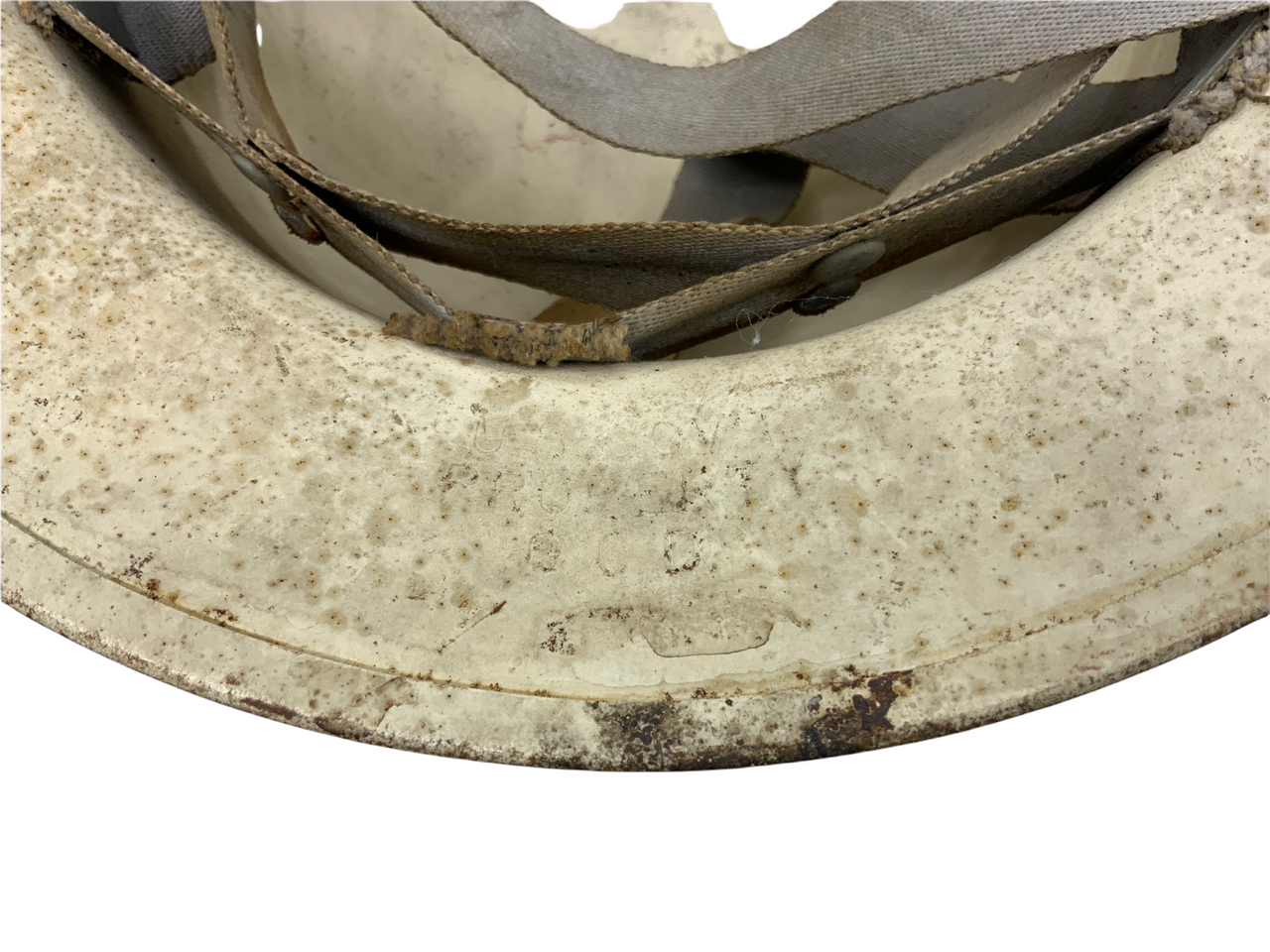 US Civil Defense Steel Helmet US Gov Property Marked w/ Liner US Civil Defense Steel Helmet US Gov Property Marked w/ Liner