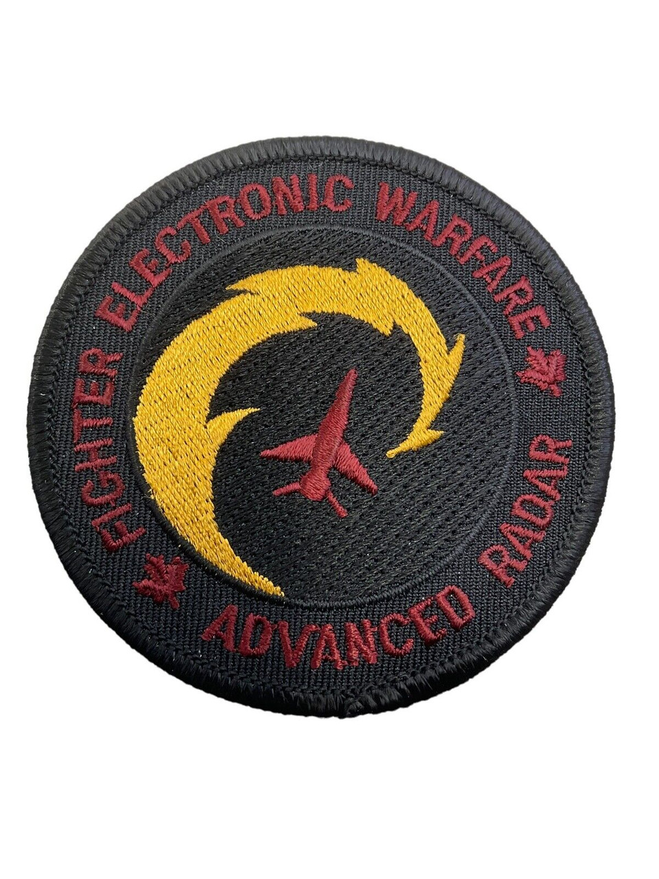Canadian Forces RCAF CF-18 Fighter Electronic Warfare Radar Squadron Patch Canadian Forces RCAF CF-18 Fighter Electronic Warfare Radar Squadron Patch