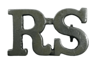 British Royal Scots Silver Shoulder Insignia Single