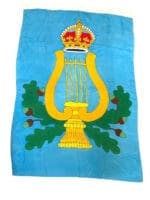 WW2 Canadian RCAF Silk Banner Bandsman Insignia 60 x 42 Inch