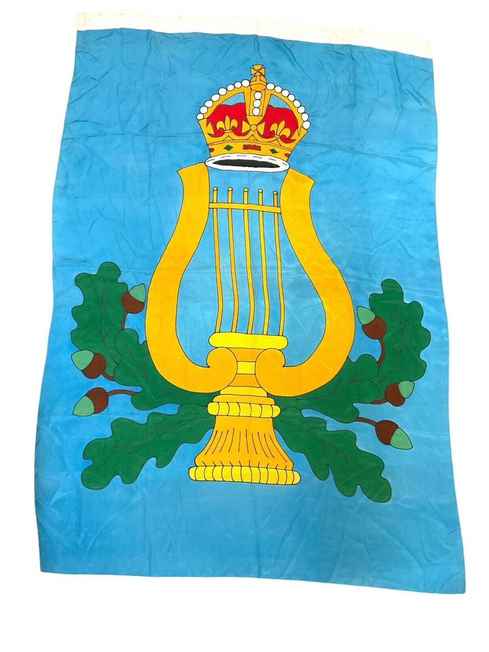 WW2 Canadian RCAF Silk Banner Bandsman Insignia 60 x 42 Inch WW2 Canadian RCAF Silk Banner Bandsman Insignia 60 x 42 Inch