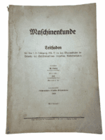 WW2 German Kriegsmarine Engines Technical Manual Blohm Und Voss Reference Book 1