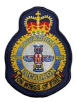 Canadian Forces RCAF 426 Squadron Heraldic Colour Crest Patch Canadian Forces RCAF 426 Squadron Heraldic Colour Crest Patch